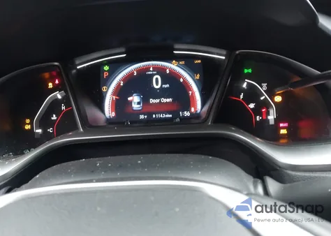 2021 Honda Civic Sport из США, поврежденный, VIN 19XFC2F86ME200839